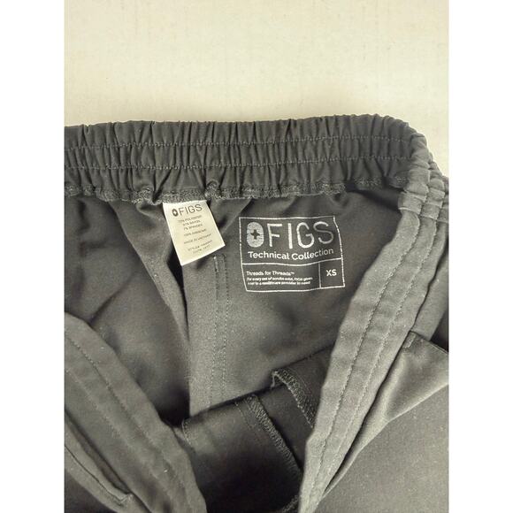 Figs Technical Collection Black Scrub Pants - Size XS - Picture 5 of 7